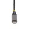 StarTech.com USB-C-moniporttiadapteri, 4K 60Hz HDMI 2.0b, HDR, USB 3.2 Gen 2 10Gbps keskitin (2xUSB-C, 1xUSB-A), 100W PD läpivienti, Mini Travel Dock, 12 tuuman/30cm kaapeli, kannettavan telakointiasema