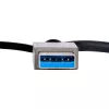 StarTech.com USB–dual-HDMI-sovitin, USB-A/C 2x HDMI-näyttöön (1x 4K30Hz, 1x 1080p), sisäänrakennettu USB-A–C-dongle, 11 cm kaapeli, USB 3.0 – HDMI-näyttösovitin, Windows & macOS