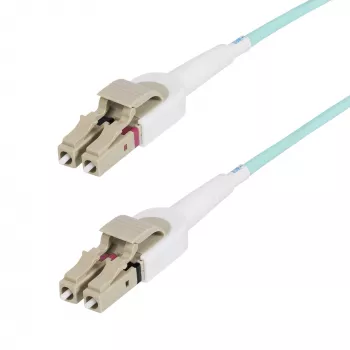 StarTech.com 5m (16.4ft) LC-LC (UPC) OM4 kytkettävä kuitukaapeli 50/125µm, 100G, työkaluton polariteetin vaihto, alhainen vaimennus – LSZH kuitu-jumper-kaapeli