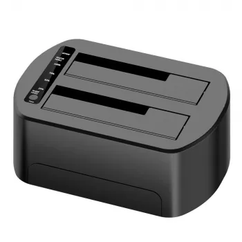 CoreParts MS-CLONER-SATA2.5-3.5 telakointiasema tallennusasemille musta