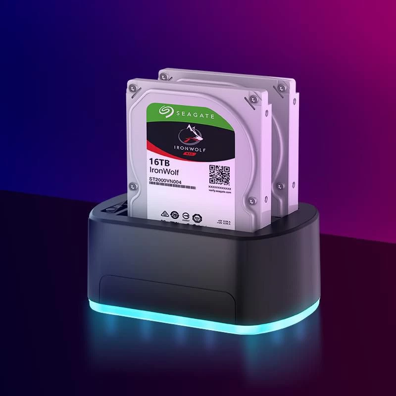 CoreParts MS-CLONER-SATA2.5-3.5 telakointiasema tallennusasemille musta