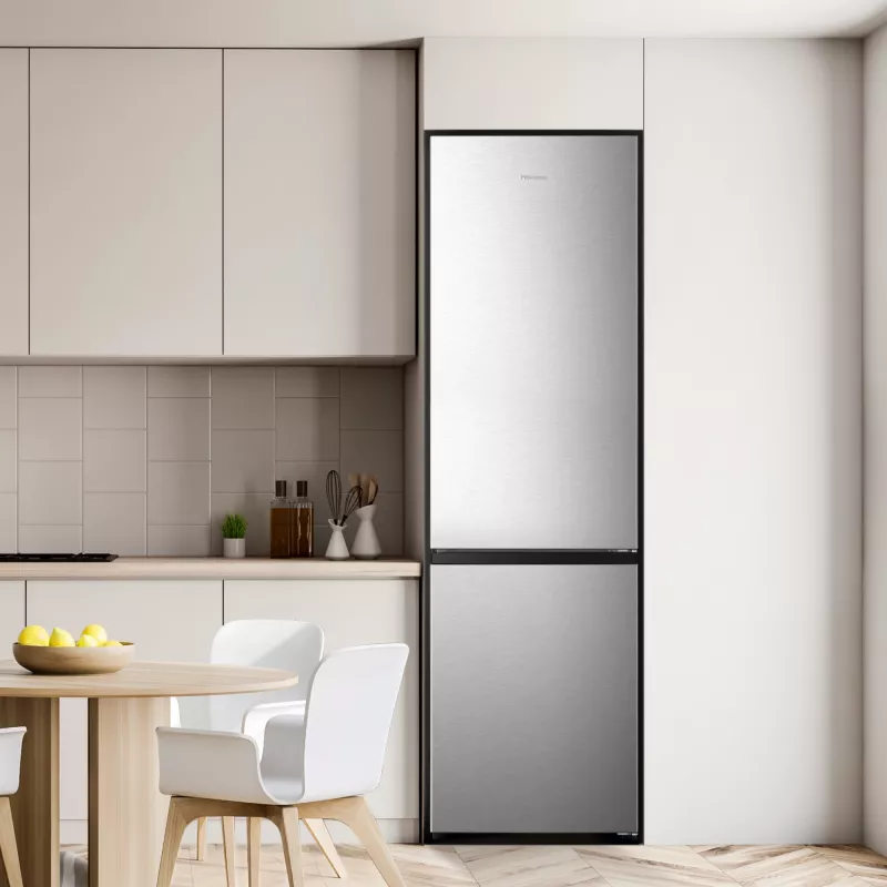 Hisense RB440N4ACA vapaasti seisova 336 L ruostumaton teräs