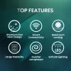 Hisense RS818N4TFC Side-by-Side-jääkaappi vapaasti seisova 632 L musta, ruostumaton teräs