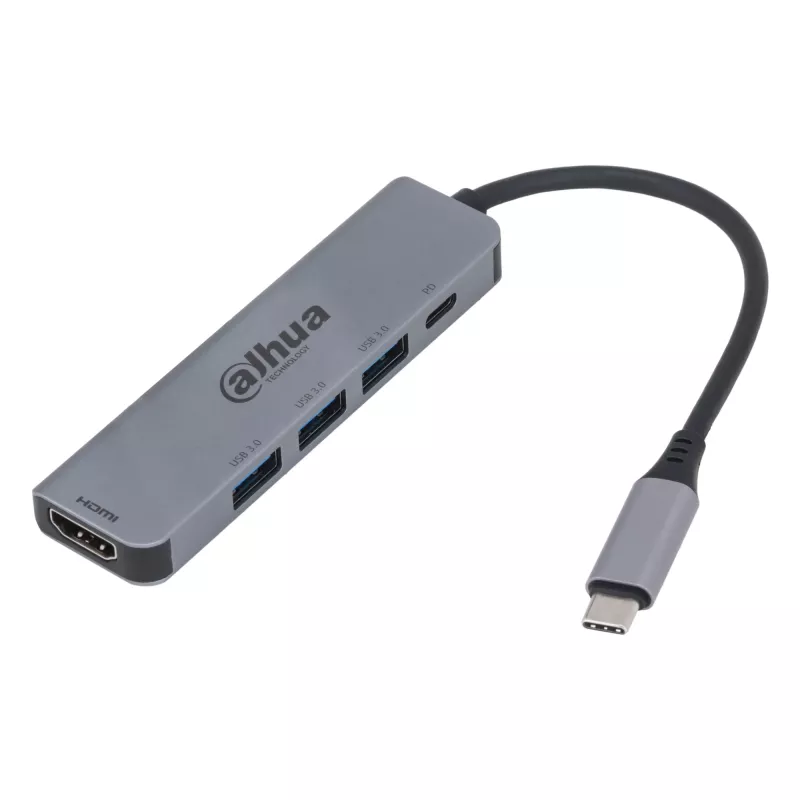 Dahua Technology 5-in-1 USB 3.1 Type-C - HDMI + USB 3.0 + PD -telakointiasema