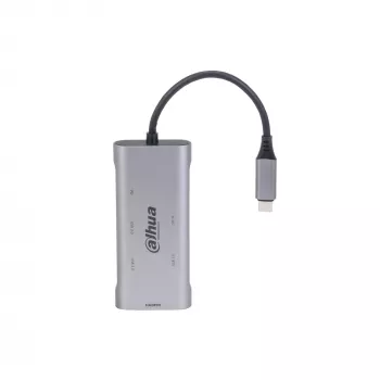 Dahua Technology 7-in-1 USB 3.1 Type-C - USB 3.0 + HDMI + SD/TF + PD -telakointiasema