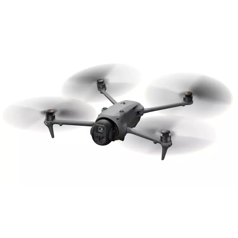 DJI Mavic 4 Pro -nelikopteri 100 MP 12288 x 8192 pikseliä harmaa