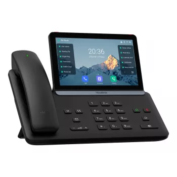 IP-puhelin Yealink Yealink-SIP-T88W Pro — Android, 7 tuuman (1024×600) LCD, johdollinen ja johdoton luuri, Bluetooth, PoE, musta