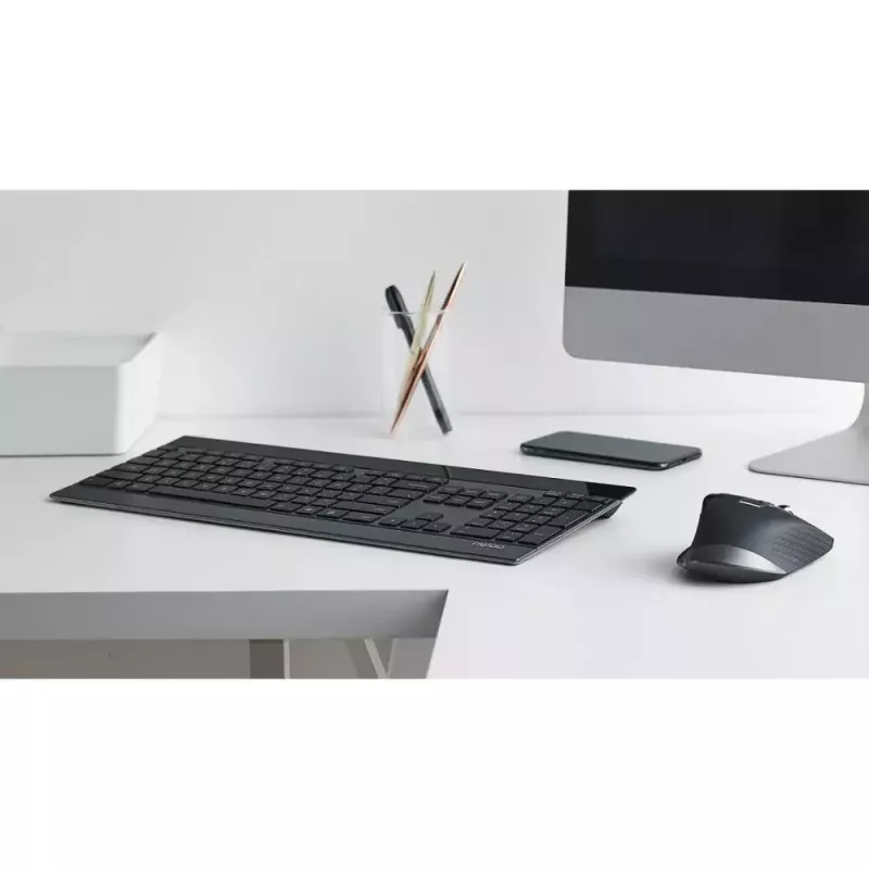Näppäimistö-hiiri Rapoo 9900m Office QWERTZ musta