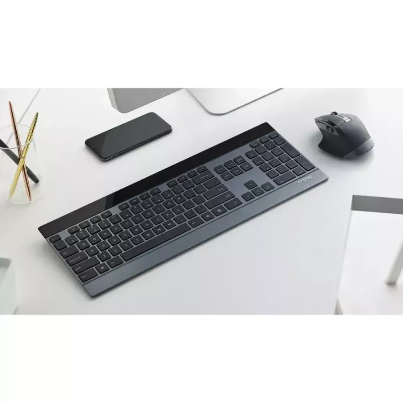 Näppäimistö-hiiri Rapoo 9900m Office QWERTZ musta