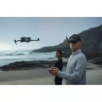 Omistettu päässä pidettävä näyttö DJI Goggles 3 Micro-OLED 1920x1080, säädettävä IPD, 0,47 kg, harmaa/musta