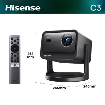 Projektori HISENSE C3 4K Trichroma laserprojektori 2 500 ANSI lumenia, malli 20017736