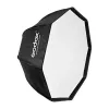Softbox Godox SB-GUE120 musta 120 cm nylon diffuusoreilla ja gridillä