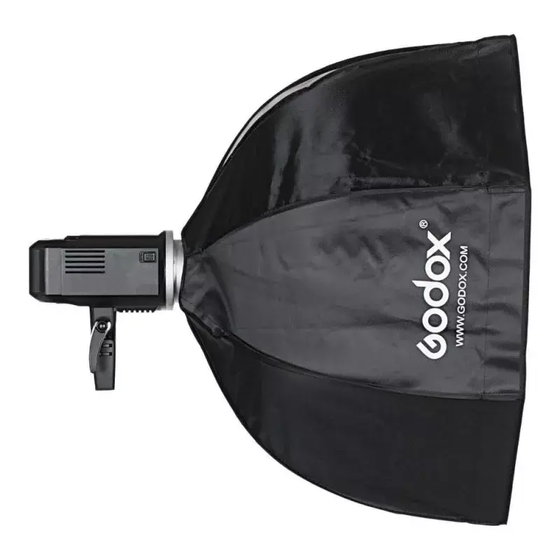 Softbox Godox SB-GUE120 musta 120 cm nylon diffuusoreilla ja gridillä