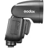 Videokameran salama Godox V1Pro musta 1,5 s kierrätysaika