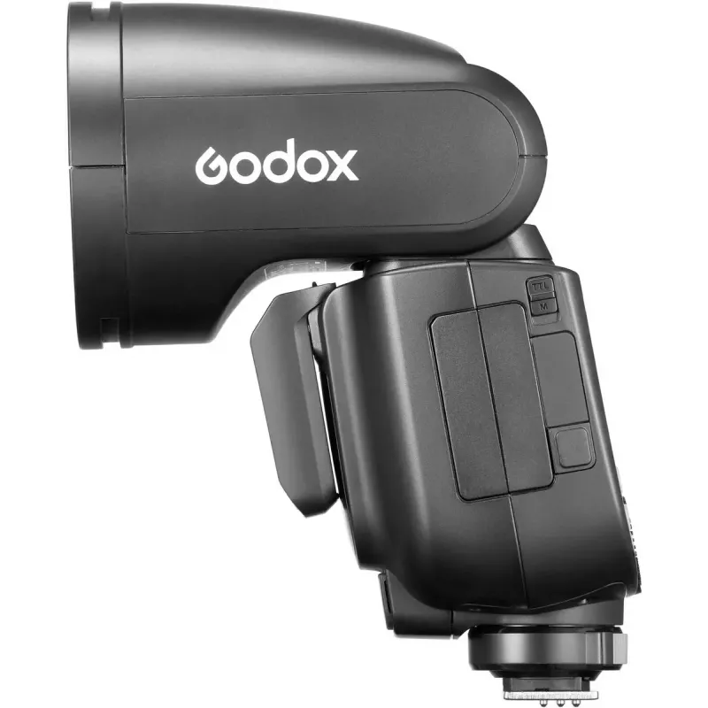 Videokameran salama Godox V1Pro musta 1,5 s kierrätysaika