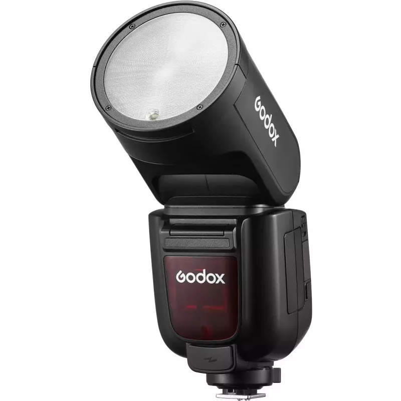 Videokameran salama Godox V1Pro musta 1,5 s kierrätysaika