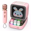 Mono kannettava kaiutin Divoom Ditoo-Mic Mini pinkki