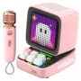 Mono kannettava kaiutin Divoom Ditoo-Mic Mini pinkki