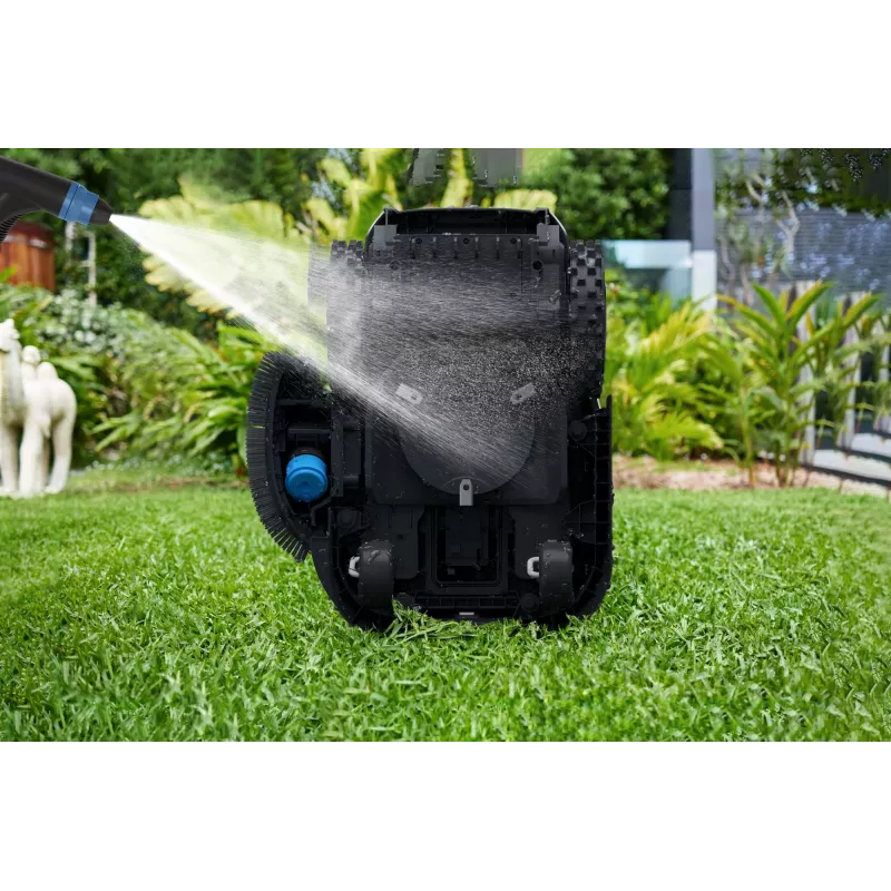 Ecovacs GOAT O1200 LiDAR PRO EU robottiruohonleikkuri paristokäyttöinen musta, valkoinen
