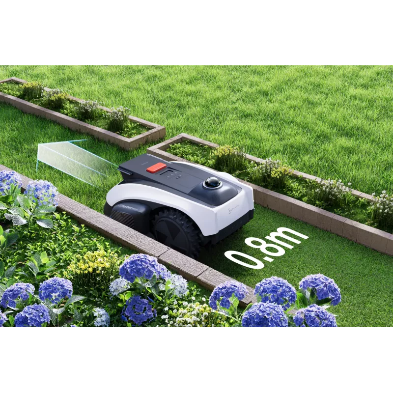 Ecovacs GOAT O1200 LiDAR PRO EU robottiruohonleikkuri paristokäyttöinen musta, valkoinen