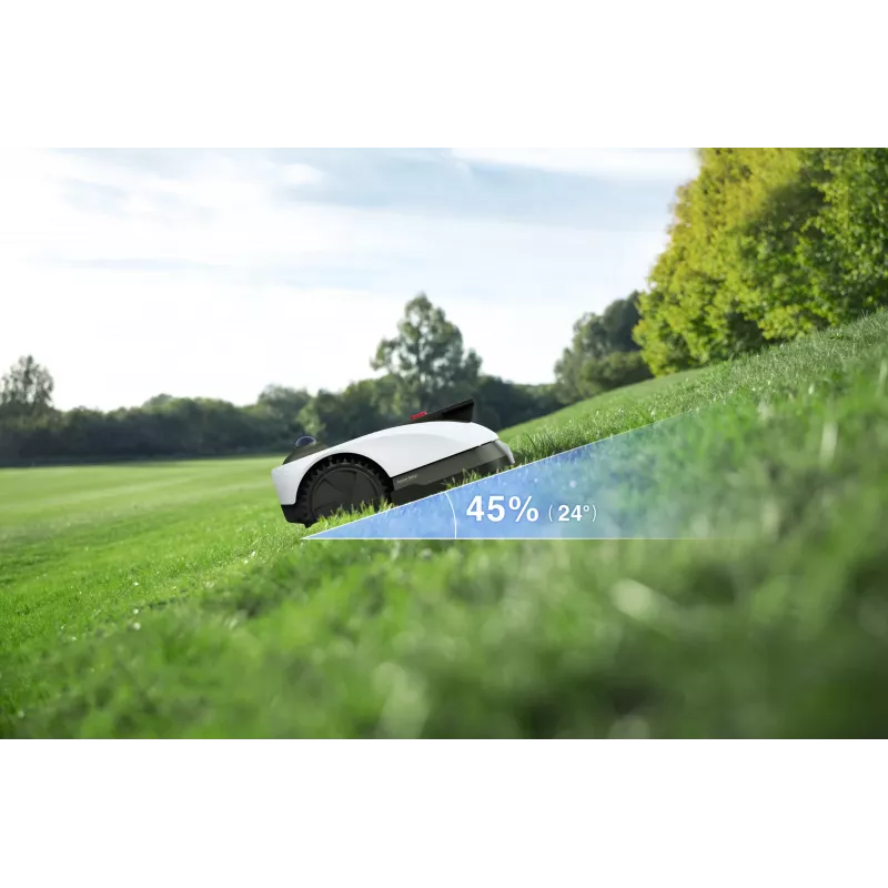 Ecovacs GOAT O1200 LiDAR PRO EU robottiruohonleikkuri paristokäyttöinen musta, valkoinen