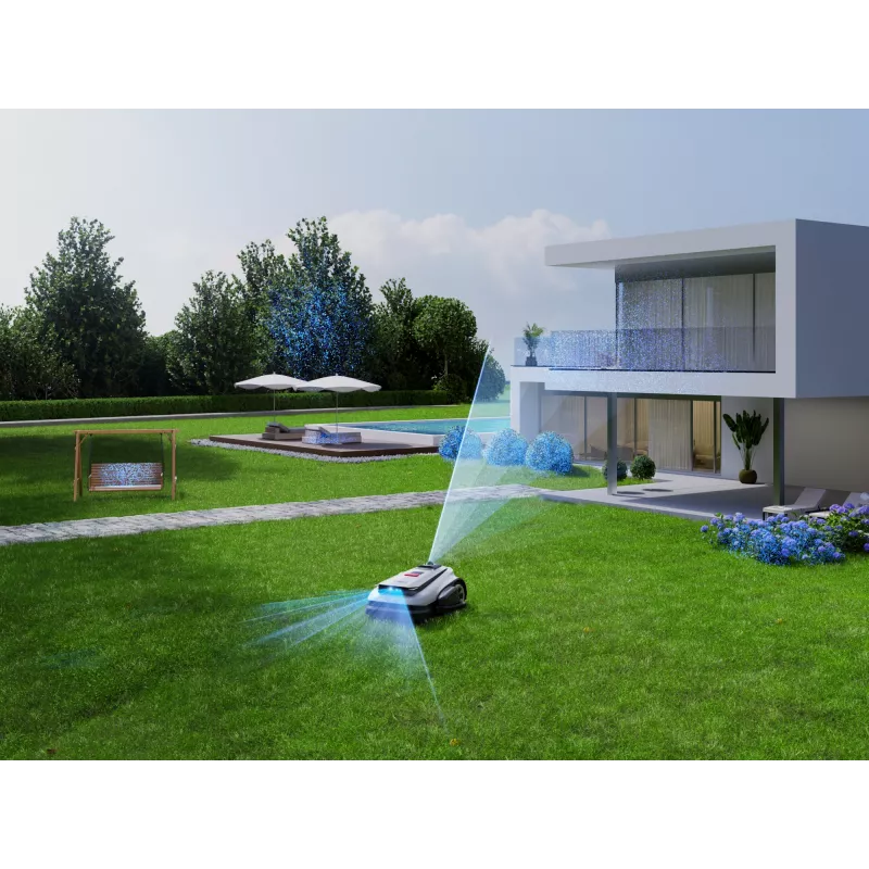 Ecovacs GOAT A1600 LiDAR PRO EU robottiruohonleikkuri akku musta, valkoinen