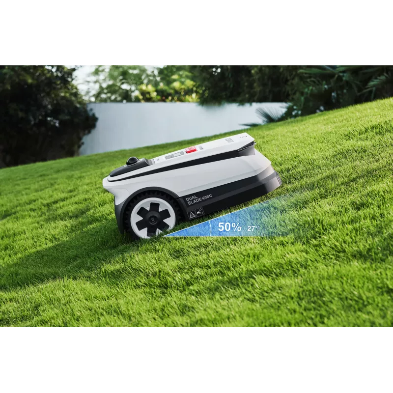 Ecovacs GOAT A1600 LiDAR PRO EU robottiruohonleikkuri akku musta, valkoinen
