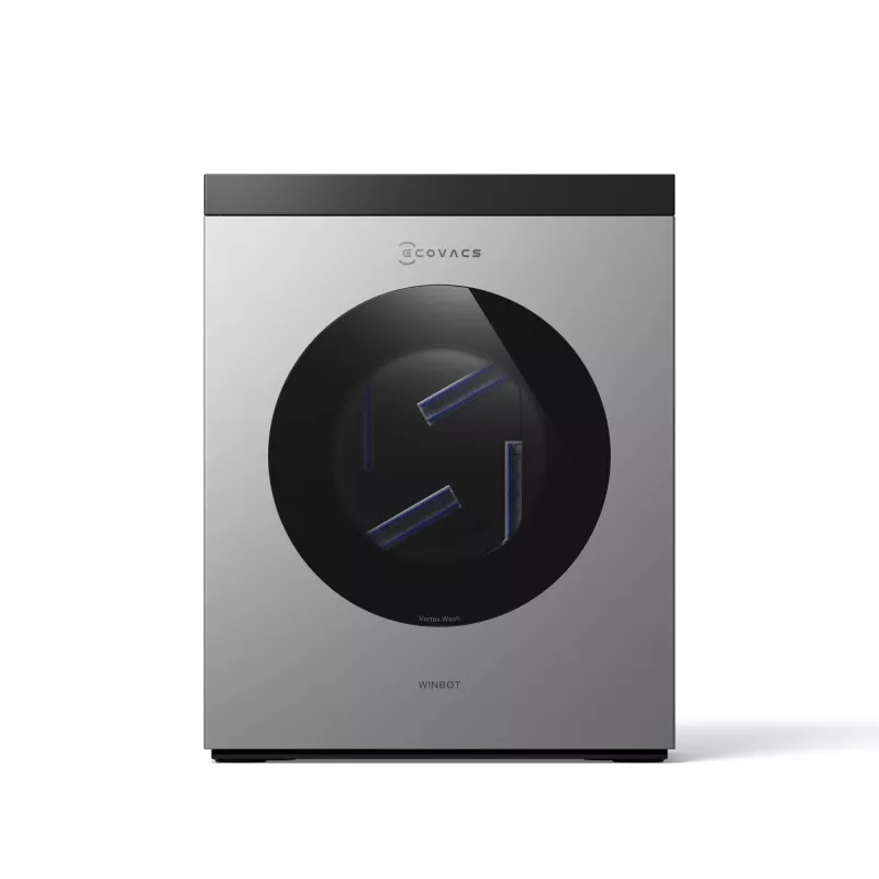 Ikkunanpuhdistusrobotti Ecovacs WINBOT W3 OMNI, akku 4500 mAh, 270×270×76 mm, hopea/valkoinen