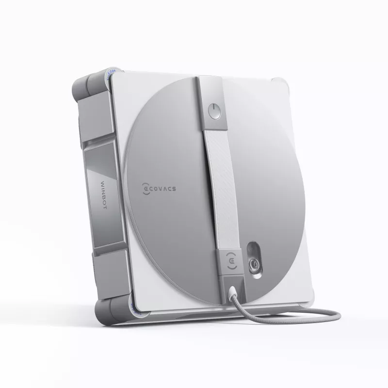 Ikkunanpuhdistusrobotti Ecovacs WINBOT W3 OMNI, akku 4500 mAh, 270×270×76 mm, hopea/valkoinen