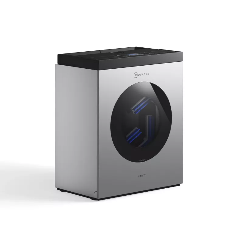 Ikkunanpuhdistusrobotti Ecovacs WINBOT W3 OMNI, akku 4500 mAh, 270×270×76 mm, hopea/valkoinen