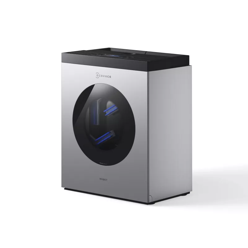 Ikkunanpuhdistusrobotti Ecovacs WINBOT W3 OMNI, akku 4500 mAh, 270×270×76 mm, hopea/valkoinen