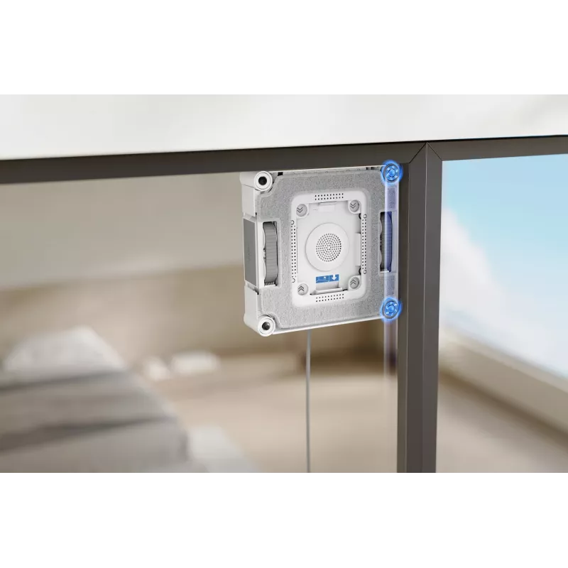 Ikkunanpuhdistusrobotti Ecovacs WINBOT W3 OMNI, akku 4500 mAh, 270×270×76 mm, hopea/valkoinen