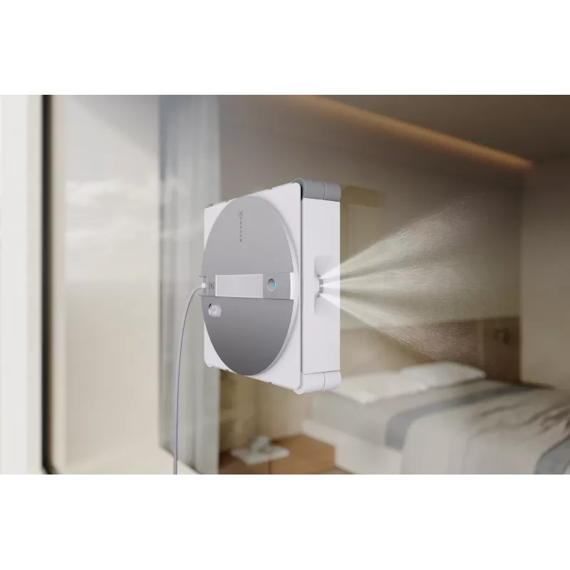 Ikkunanpuhdistusrobotti Ecovacs WINBOT W3 OMNI, akku 4500 mAh, 270×270×76 mm, hopea/valkoinen