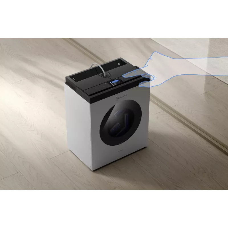 Ikkunanpuhdistusrobotti Ecovacs WINBOT W3 OMNI, akku 4500 mAh, 270×270×76 mm, hopea/valkoinen