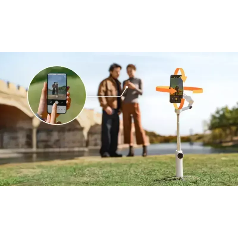 Älypuhelimen kameravakain Insta360 Flow 2 Pro Creator Bundle 360°-kierto