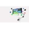 Älypuhelimen kameravakain Insta360 Flow 2 Pro Creator Bundle 360°-kierto