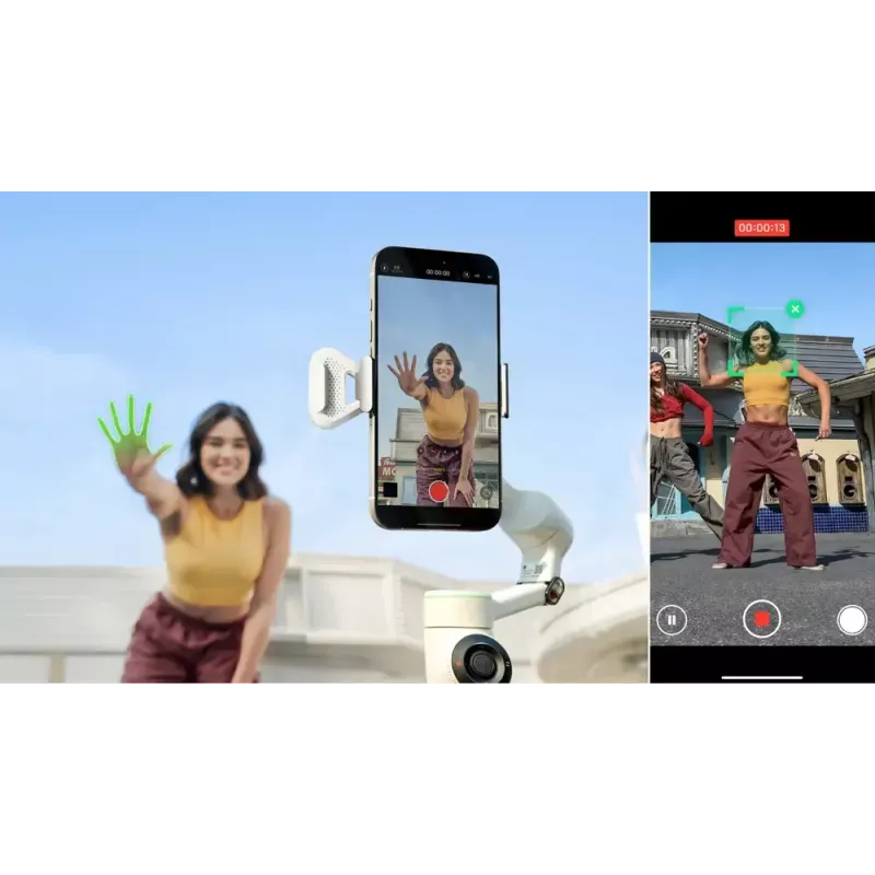 Älypuhelimen kameravakain Insta360 Flow 2 Pro Creator Bundle 360°-kierto