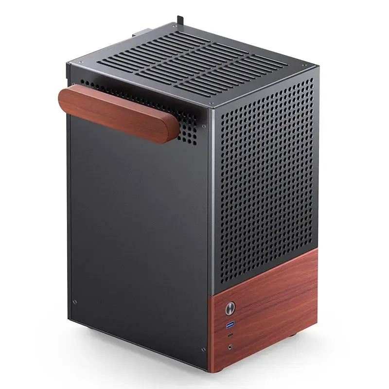 PC-kotelo Jonsbo T6, Mini-Tower, Mini-ITX, musta