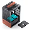 PC-kotelo Jonsbo T6, Mini-Tower, Mini-ITX, musta