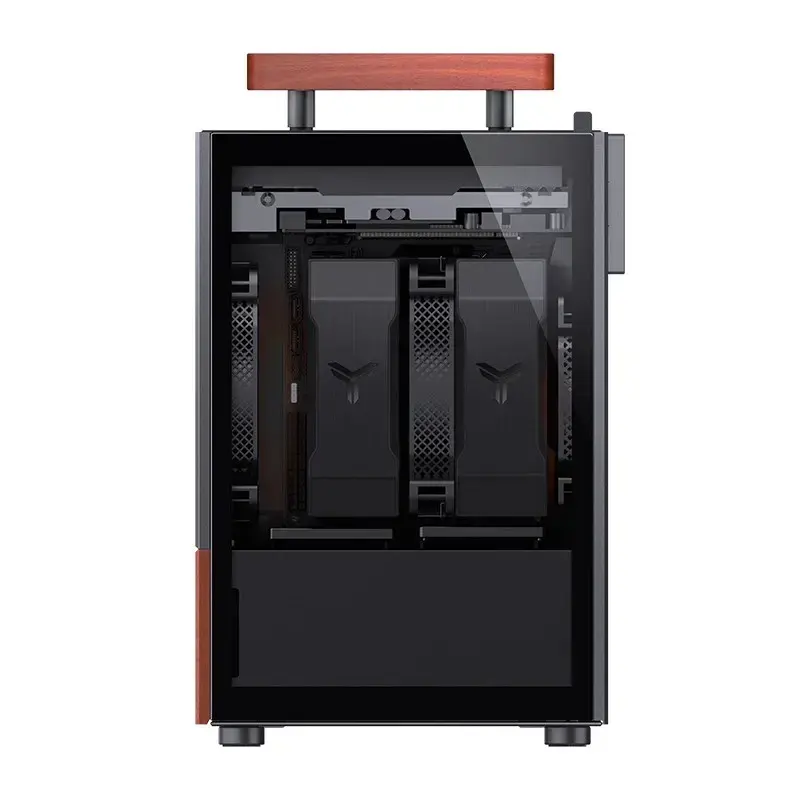 PC-kotelo Jonsbo T6, Mini-Tower, Mini-ITX, musta