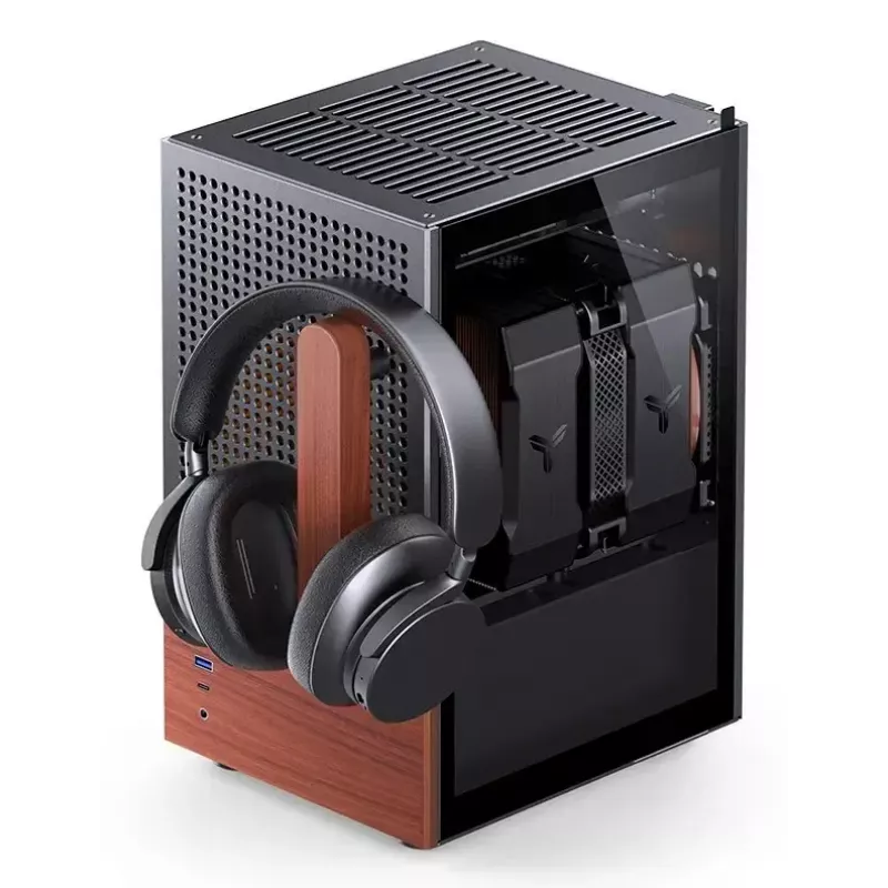 PC-kotelo Jonsbo T6, Mini-Tower, Mini-ITX, musta