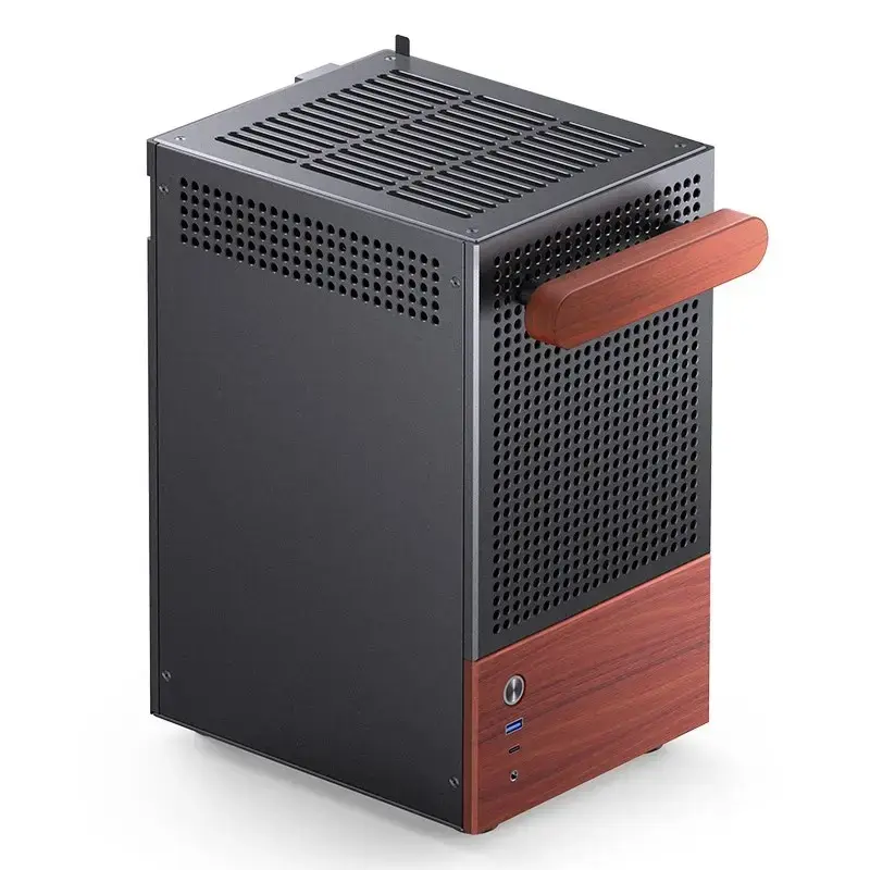 PC-kotelo Jonsbo T6, Mini-Tower, Mini-ITX, musta