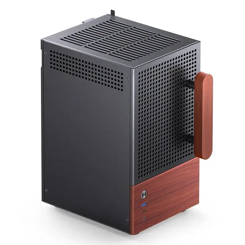 PC-kotelo Jonsbo T6, Mini-Tower, Mini-ITX, musta