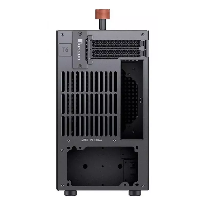 PC-kotelo Jonsbo T6, Mini-Tower, Mini-ITX, musta