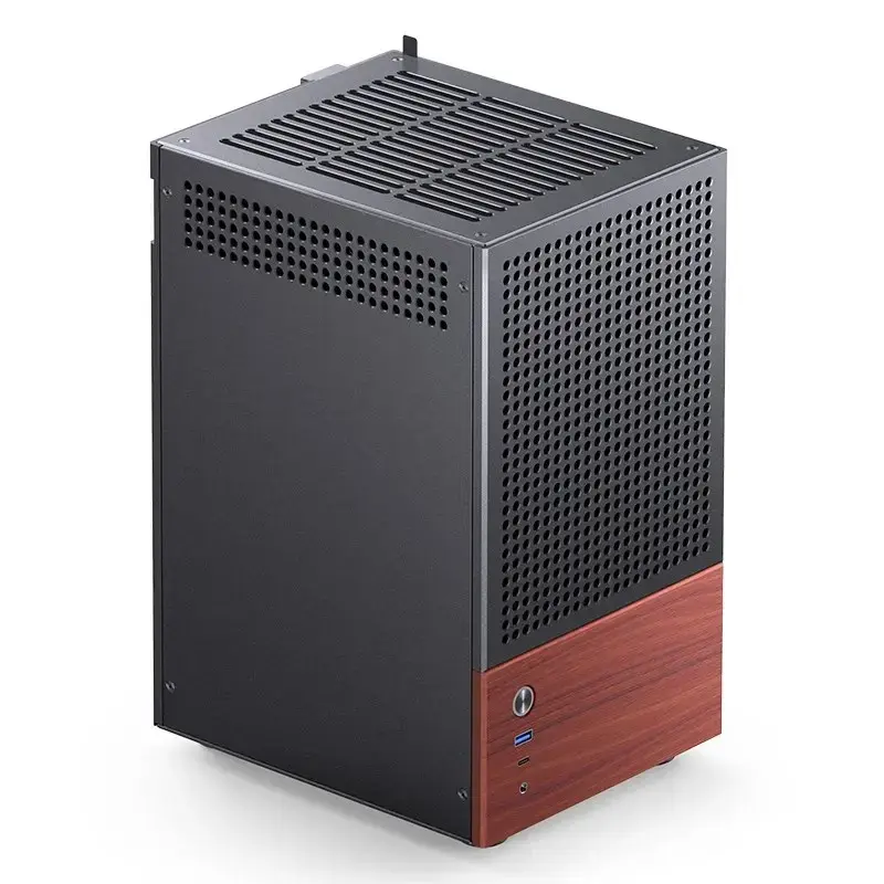 PC-kotelo Jonsbo T6, Mini-Tower, Mini-ITX, musta