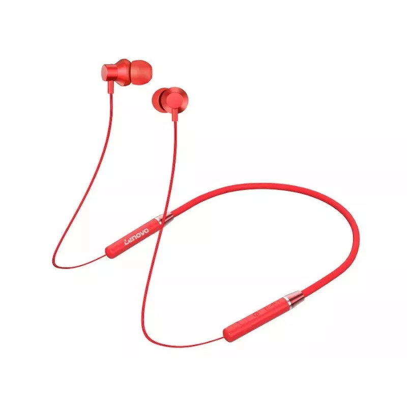 Langaton Bluetooth-nappikuuloke Lenovo HE05 punainen