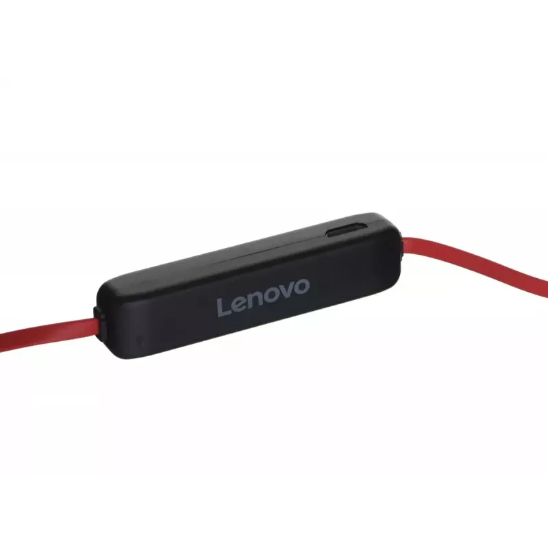 Langaton Bluetooth-nappikuuloke Lenovo HE01 punainen