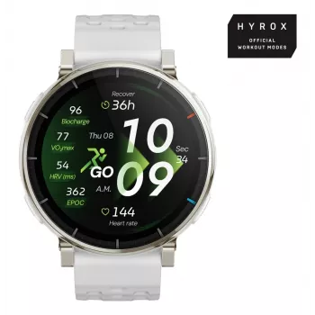 Älykello Amazfit Active 3 — 3,35 cm (1,32 tuuman) AMOLED, 466×466, kosketusnäyttö, GPS, 365 mAh, silikoniranneke