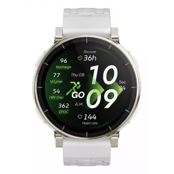 Älykello Amazfit Active 3 — 3,35 cm (1,32 tuuman) AMOLED, 466×466, kosketusnäyttö, GPS, 365 mAh, silikoniranneke