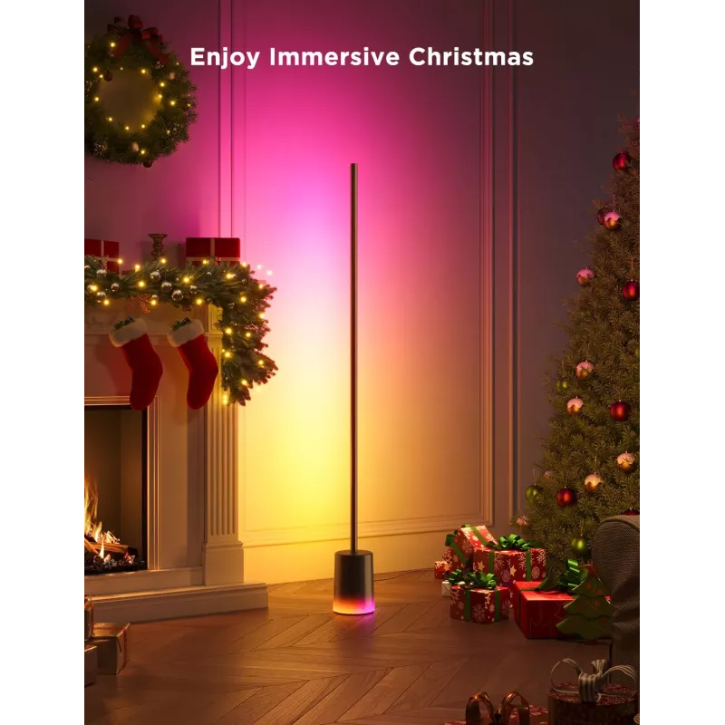Govee Floor Lamp 2 lattiavalaisin, Matter ready, musta